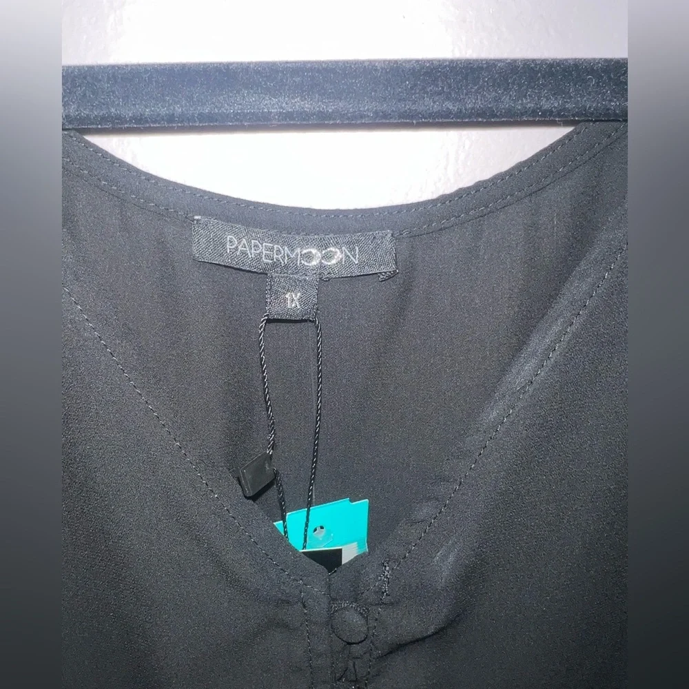 Papermoon Black Women's Blouse - Picture 2 of 11